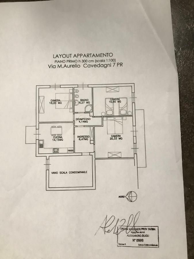 B&B Ospedale Maggiore Parma Affittacamere Εξωτερικό φωτογραφία